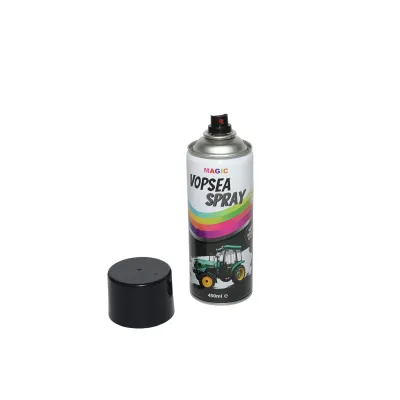 Spray vopsea auto negru New Holland shine black NH 450ml MAGIC - imagine 2