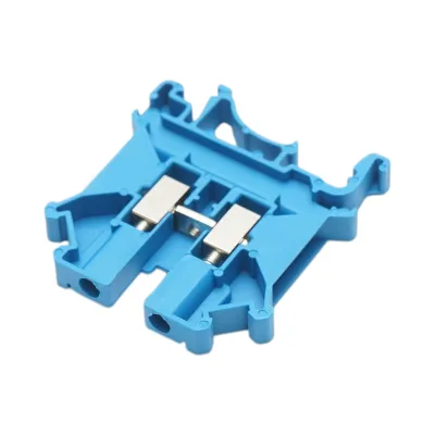 Clema de sir pe sina DIN 4mm² 41A 800V albastra UK5N Longroad - imagine 2