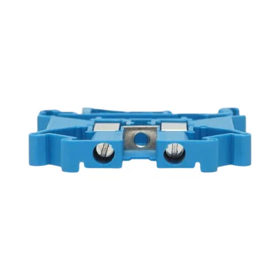 Clema de sir pe sina DIN 6mm² 57A 800V albastra UK6N Longroad - imagine 4
