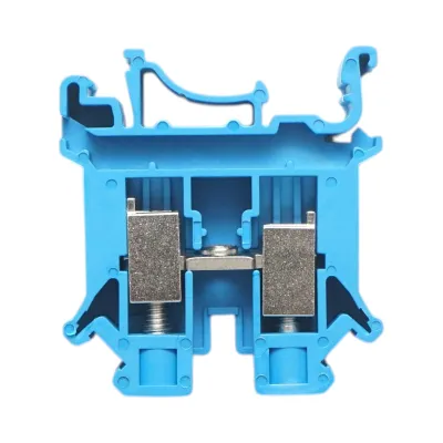 Clema de sir pe sina DIN 10mm² 76A 1000V albastra UK10N Longroad - imagine 3