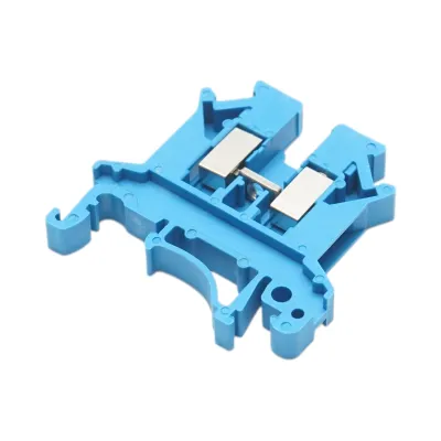 Clema de sir pe sina DIN 2.5mm² 24A 690V UK2.5B albastra Longroad - imagine 4