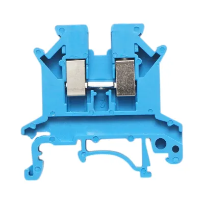Clema de sir pe sina DIN 2.5mm² 24A 690V UK2.5B albastra Longroad - imagine 3