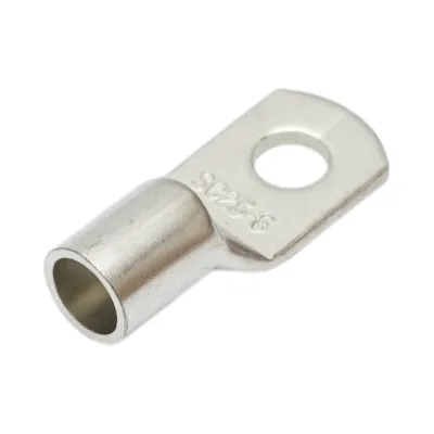 Papuc cablu electric 25mm², inel M6, cupru stanat neizolat SC25-6 Longroad - imagine 3
