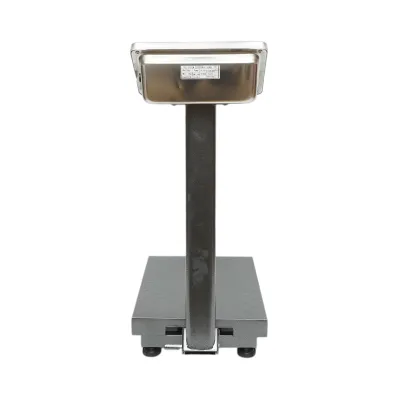 Cantar electronic de podea 150kg tip platforma 400x300mm cu brat pliabil, afisaj LCD Breckner Germany - imagine 6
