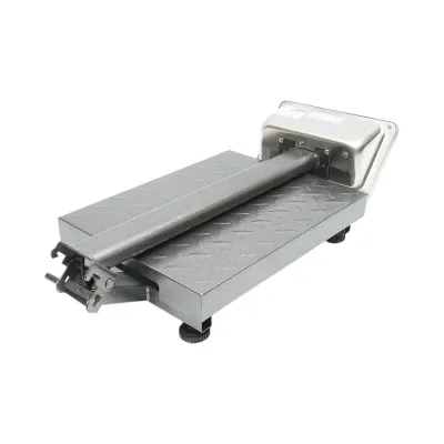 Cantar electronic de podea 150kg tip platforma 400x300mm cu brat pliabil, afisaj LCD Breckner Germany - imagine 5