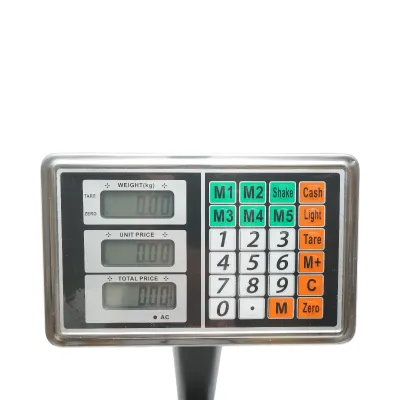 Cantar electronic de podea 150kg tip platforma 400x300mm cu brat pliabil, afisaj LCD Breckner Germany - imagine 8