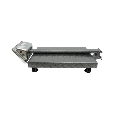 Cantar electronic de podea 350kg tip platforma 500x400mm cu brat pliabil, afisaj LCD Breckner Germany - imagine 4