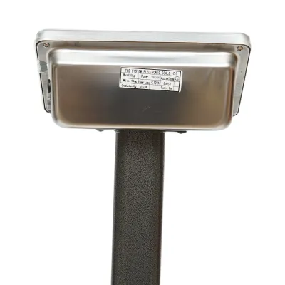 Cantar electronic de podea 350kg tip platforma 500x400mm cu brat pliabil, afisaj LCD Breckner Germany - imagine 10