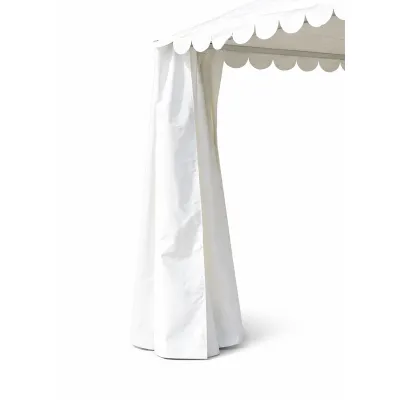 Cort evenimente pavilion tip pagoda 6x6m, alb impermeabil UV, acoperis PVC 950g/m2, cadru aluminiu 64x64x3mm - imagine 10