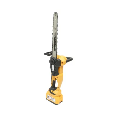 Drujba electrica profesionala 1060W cu 2 acumulatori 21V, 6Ah Li-ion, motor brushless, lama 12 inch (300mm) Breckner Germany - imagine 6
