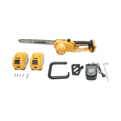 Drujba electrica profesionala 1060W cu 2 acumulatori 21V, 6Ah Li-ion, motor brushless, lama 12 inch (300mm) Breckner Germany - imagine 3