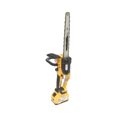 Drujba electrica profesionala 1060W cu 2 acumulatori 21V, 6Ah Li-ion, motor brushless, lama 12 inch (300mm) Breckner Germany - imagine 4
