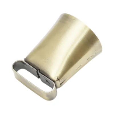 Clopot ovine si bovine 3.5cm auriu tip talanga - imagine 6