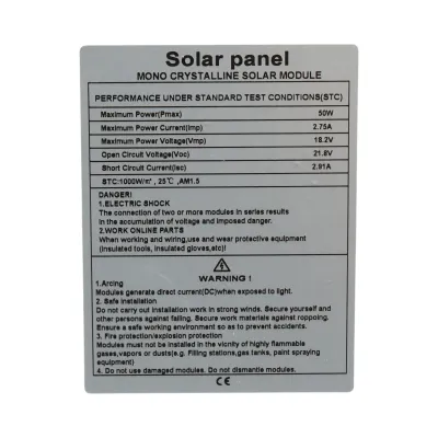 Set panou solar 50W fotovoltaic monocristalin 670x400x25mm cu regulator 10A 12/24V, 2xUSB, cablu baterie 2m Breckner Germany - imagine 5