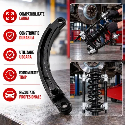 Trusa compresor arcuri elicoidale suspensie auto 1200kg 23-280mm profesionala Breckner Germany - imagine 6