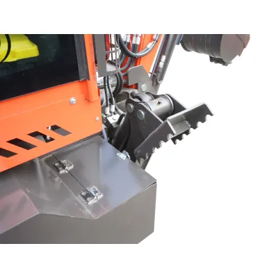 Buldoexcavator articulat compact 2.8T, motor diesel 50CP, cupa frontala si brat excavare spate THOR - imagine 15