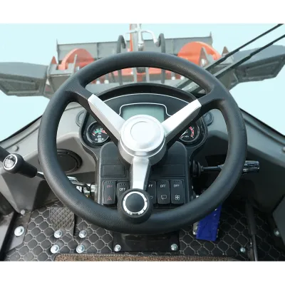 Buldoexcavator articulat compact 2.8T, motor diesel 50CP, cupa frontala si brat excavare spate THOR - imagine 11