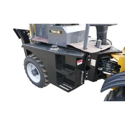 Buldoexcavator articulat compact 2.5T, motor diesel 52CP,  adancime sapare 1600mm, cupa frontala si brat excavare spate THOR - imagine 14