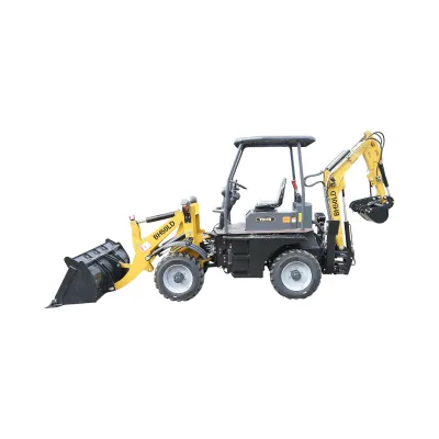Buldoexcavator articulat compact 2.5T, motor diesel 52CP,  adancime sapare 1600mm, cupa frontala si brat excavare spate THOR - imagine 2