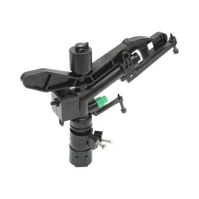 Aspersor de impact reglabil cu brat oscilant, 2 duze, raza 18-25m, debit 75-82 L/min, filet interior 1 inch Breckner Germany - imagine 2