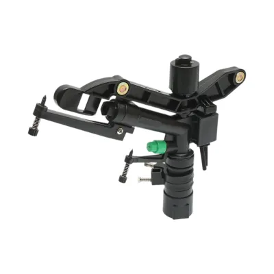 Aspersor de impact reglabil cu brat oscilant, 2 duze, raza 18-25m, debit 75-82 L/min, filet interior 1 inch Breckner Germany