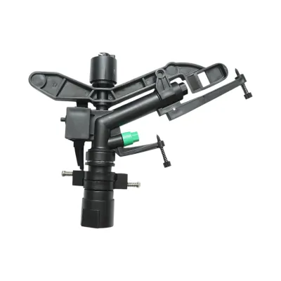 Aspersor de impact reglabil cu brat oscilant, 2 duze, raza 18-25m, debit 75-82 L/min, filet interior 1 inch Breckner Germany - imagine 5