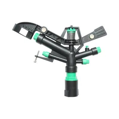 Aspersor de impact reglabil cu brat oscilant, 5 duze, raza 18-25m, debit 75-82 L/min, filet interior 1 inch Breckner Germany - imagine 2