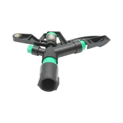 Aspersor de impact reglabil cu brat oscilant, 2 duze, raza 8-11m, debit 18-25 L/min, filet interior 1 inch Breckner Germany - imagine 3