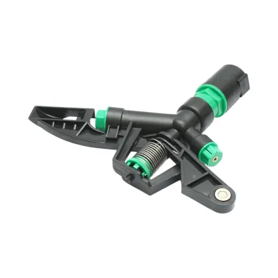 Aspersor de impact reglabil cu brat oscilant, 2 duze, raza 8-11m, debit 18-25 L/min, filet interior 1 inch Breckner Germany - imagine 4