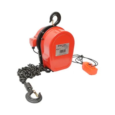 Palan electric otel 380V, 500W cu lant 3m, sarcina maxima 1000kg, carlig cu siguranta 2T Breckner Germany - imagine 4