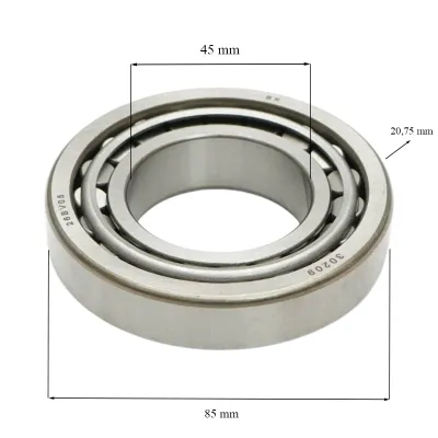Rulment 30209 45x85x20.75mm roata fata ARO - imagine 3
