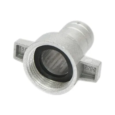 Racord cupla 1 toll cu piulita si garnitrua din aluminiu pentru furtun irigat apa, pompieri cu filet interior - imagine 5