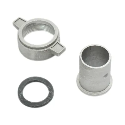 Racord cupla 1.5 tolll cu piulita si garnitrua din aluminiu pentru furtun irigat apa cu filet interior - imagine 3