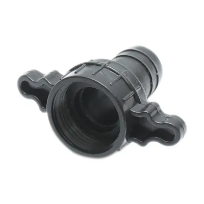 Racord cupla 1 toll cu piulita si garnitrua din PVC pentru furtun irigat apa cu filet interior - imagine 2