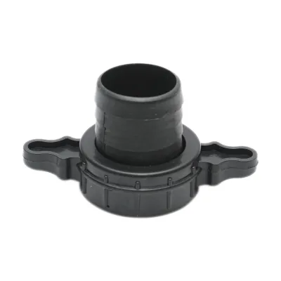 Racord cupla 1.5 toll cu piulita si garnitrua din PVC pentru furtun irigat apa cu filet interior