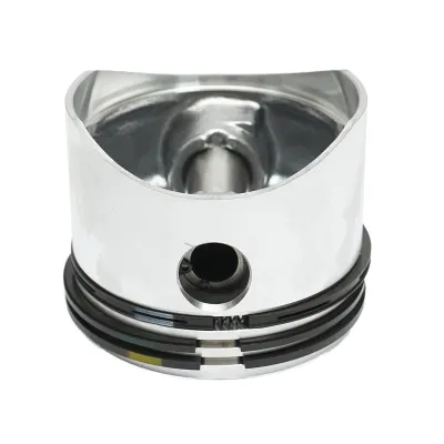Set biela si piston echipat cu segmenti 80mm, pentru compresor aer Tractor Forestier, motor Perkins - imagine 4