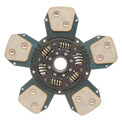 Disc ambreiaj cu ferodou si arc 18 caneluri pentru Tractor Forestier cu motor Perkins - imagine 2