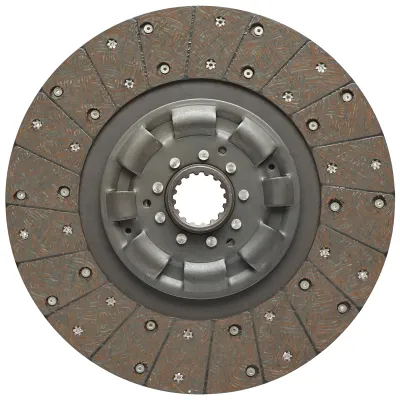 Disc ambreiaj cu ferodou si arc 16 caneluri pentru Tractor Forestier cu motor Perkins - imagine 2
