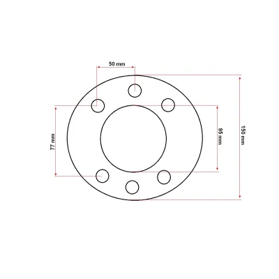 Cardan transmisie spate lungime 450mm, flansa 12x12mm model nou si model vechi pentru Tractor Forestier - imagine 4
