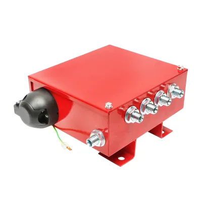 Caseta de electroventile pentru troliu 12V 2 inchis/2 deschis Tractor Forestier 