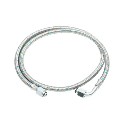 Furtun hidraulic 1300mm (1260mm), grosime 10mm pentru troliu Tractor Forestier - imagine 2