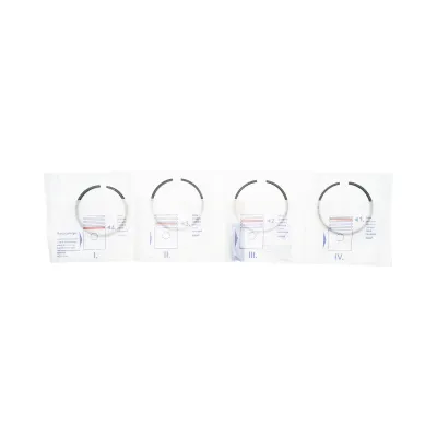 Set segmenti fi 80mm 2.5mm+2,5x2,5x4mm pentru piston compresor Tractor Forestier cu motor Perkins - imagine 4