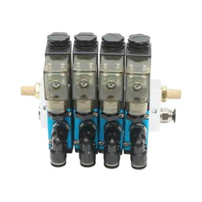 Set 4 electroventile Tractor Forestier 12V cu rampa 2 deschis/2 inchis pentru DISRA99 - imagine 3