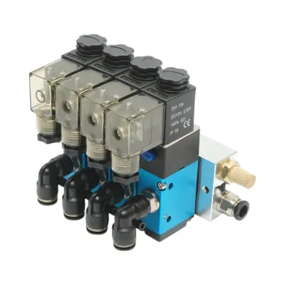Set 4 electroventile Tractor Forestier 12V cu rampa 2 deschis/2 inchis pentru DISRA99 - imagine 4