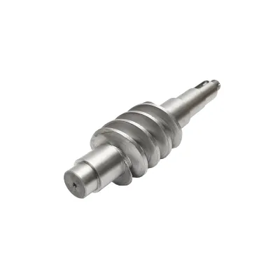Set pinion cu ax melcat pentru troliu Tractor Forestier - imagine 3