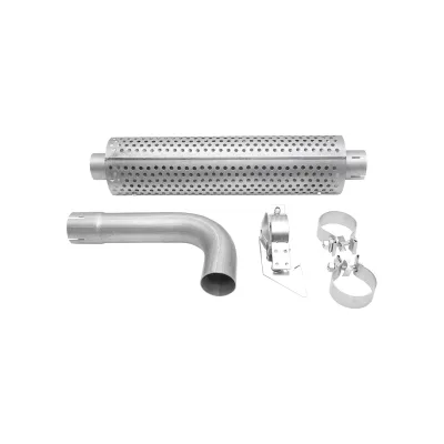 Toba esapament din inox pentru Tractor Forestier patrata, MAN 4-6 pistoane cu filtru amortizare HQ - imagine 3