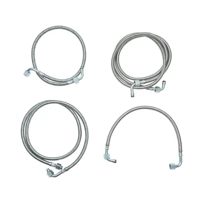 Set 4 furtune hidraulice troliu pentru Tractor Forestier cu lungime de 500/800/1300/1800mm