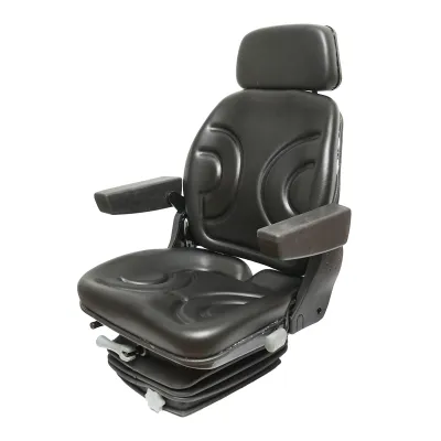 Scaun universal reglabil cu amortizor cotiere si tetiera pentru Tractor Forestier