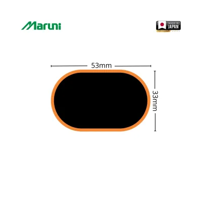 Petice vulcanizare ovale 33x53mm pentru camere de aer 24 buc/set Maruni made in Japan - imagine 2