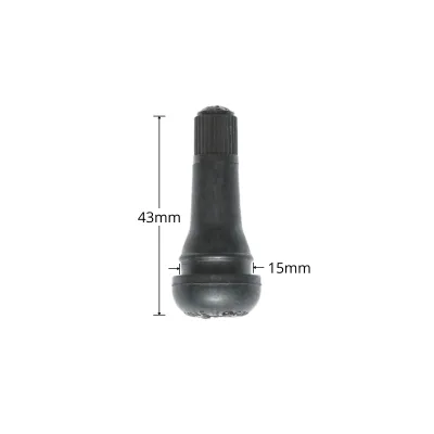 Set 100 valve roata tubeless EPDM cu insertie alama 43mm TR413